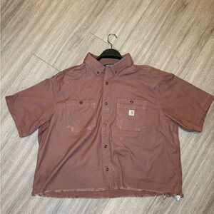 Carhartt Brown Cropped Shirt